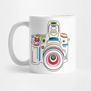 Rainbow Camera Mug